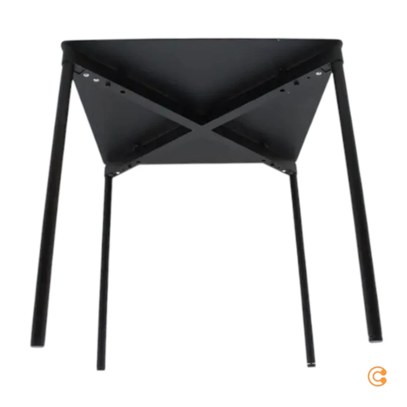 B-Ware Petite Friture Esstisch Tisch FROMME Schwarz Outdoor Möbel Aluminium 70 cm
