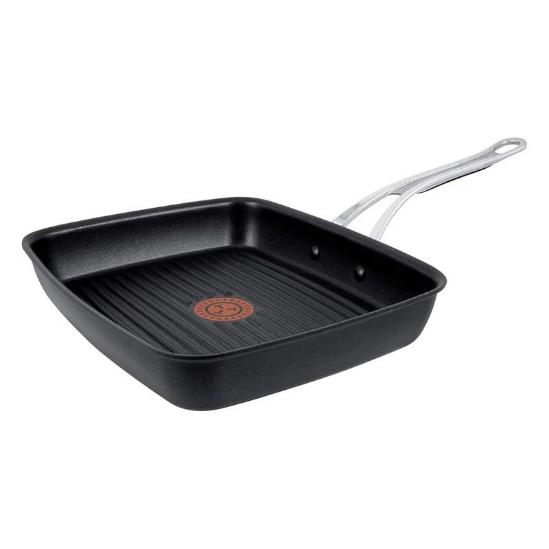 B-Ware TEFAL Jamie Oliver Premium Grillpfanne Pfanne Bratpfanne Induktion Aluguss 23x27