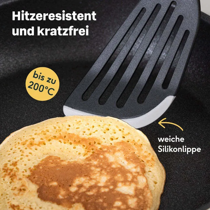 B-Ware SILBERTHAL Fischwender Pfannenwender Edelstahl spülmaschinenfest 3 STÜCK