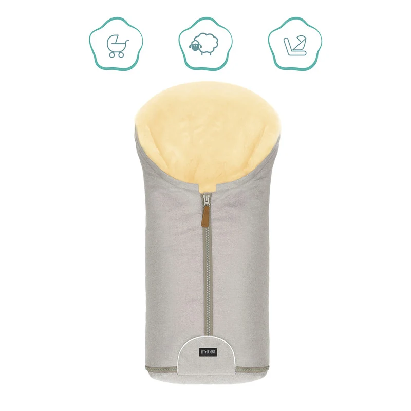 D-Ware LITTLE ONE Winterfußsack Babysack Lammfell Baby-Wärmesack SIEHE TEXT/FOTO