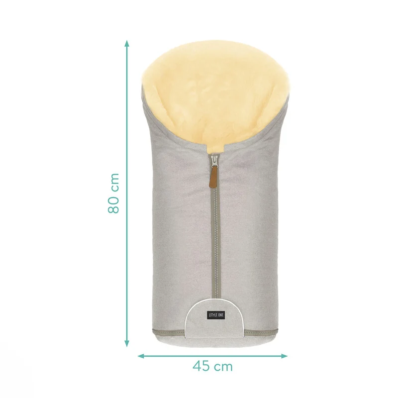 D-Ware LITTLE ONE Winterfußsack Babysack Lammfell Baby-Wärmesack SIEHE TEXT/FOTO