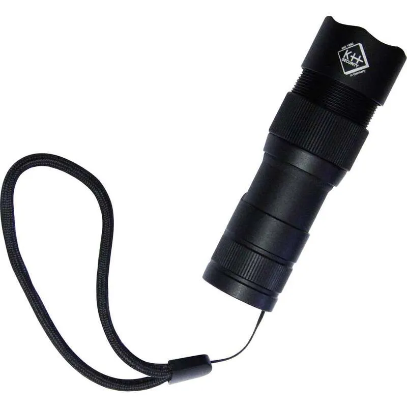B-Ware kh-security Pro Alarm Taschenlampe Akkulampe Lampe Leuchte Handlampe