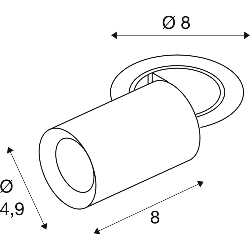 B-Ware SLV PROJECTOR XS Deckeneinbauleuch Strahler Lichtlösung Einbau