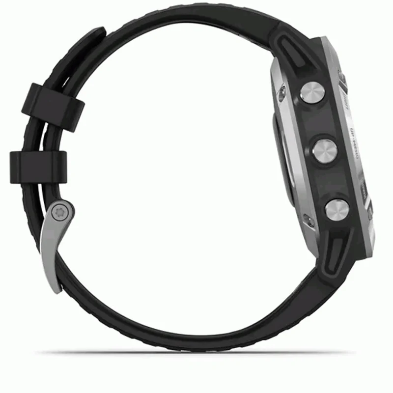 B-Ware Garmin Sportuhr Uhr Smartwatch Fenix 6 GPS MIP Multisport Schwarz Silber Ones225