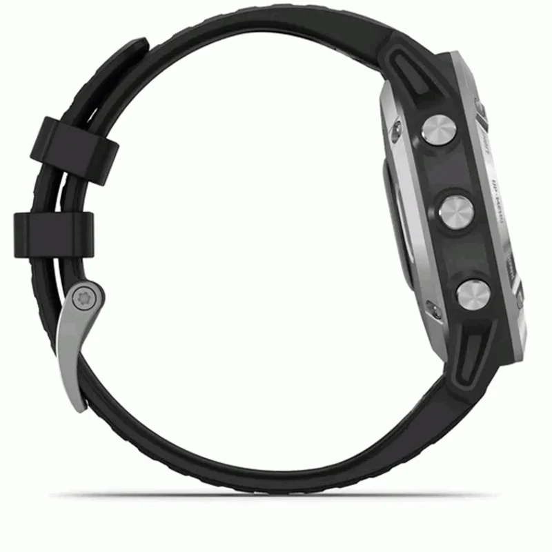 B-Ware Garmin Sportuhr Uhr Smartwatch Fenix 6 GPS MIP Multisport Schwarz Silber Ones225