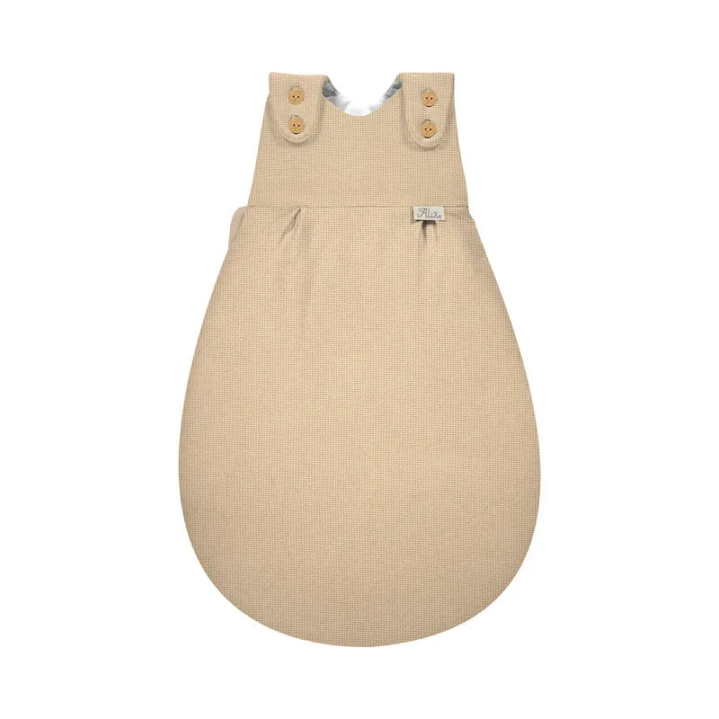 B-Ware Alvi Schlafsack Baby Mäxchen Außensack Strampelsack Waffelpique Größe 62 68