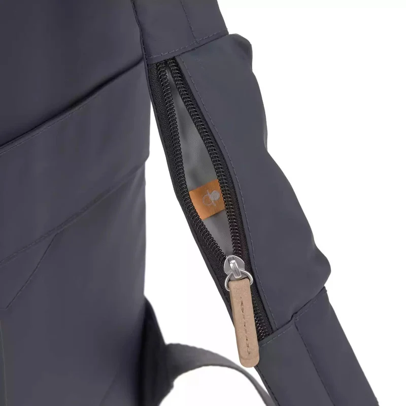 B-Ware LÄSSIG Wickelrucksack Rucksack Backpack Laptopfach dunkelblau recycelt