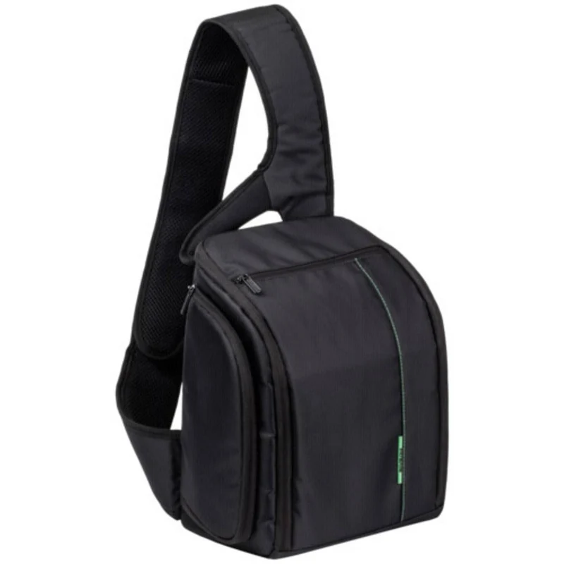 B-Ware Rivacase Rucksack 7470 (PS) Kameratasche Notebooktasche schwarz grün Trennwände