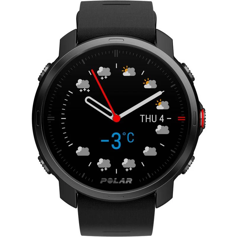 B-Ware Polar Grit X Multifunktionsuhr Activity Tracker Sportuhr GPS Schwarz Größe M / L