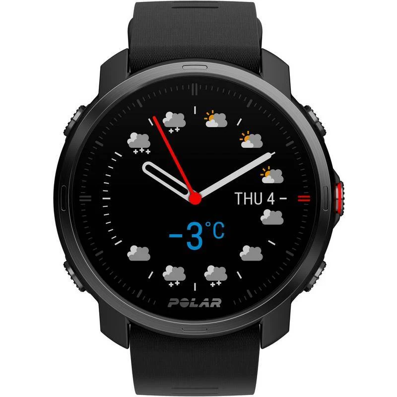 B-Ware Polar Grit X Multifunktionsuhr Activity Tracker Sportuhr GPS Schwarz Größe M / L