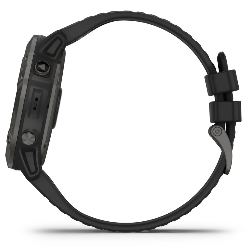 B-Ware Garmin Fenix 6X Pro Solar Titanium Multisport GPS Uhr Smartwatch schwarz Onesize