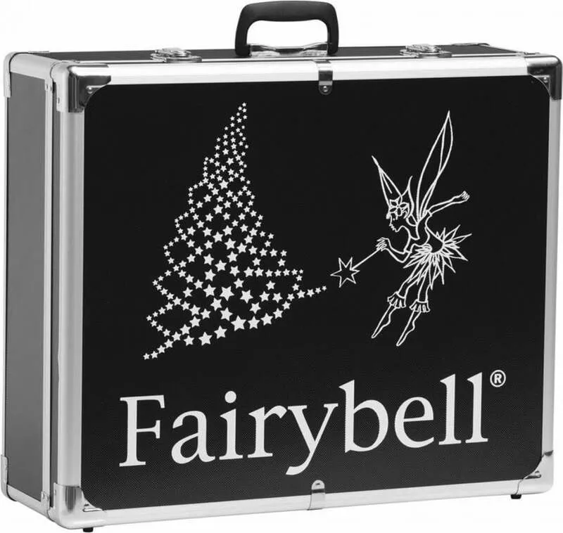 B-Ware Fairybell Flight Case Koffer Robuste Transportbox Weihnachtsbaum Weiß Kunststoff