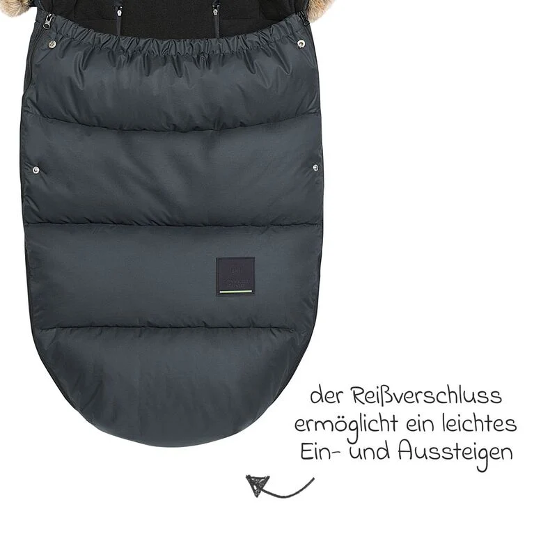 B-Ware odenwälder Fußsack Babyschlafsack Marlon Kinderwagen anthrazit 24