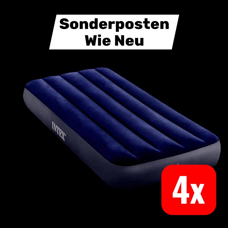 B-Ware Intex 64756 DuraBeam Classic Cot-Size Luftbett Luftmatratze Matratze 4 STÜCK