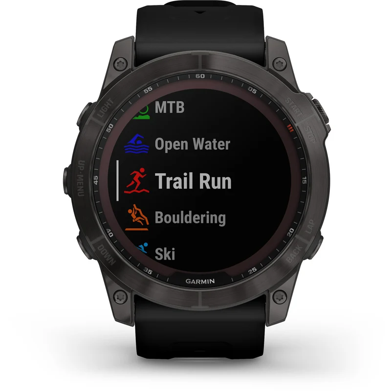 B-Ware Garmin Uhr Smartwatch GPS Sportuhr Fenix 7X Sapphire Solar Carbon Grey Ones209