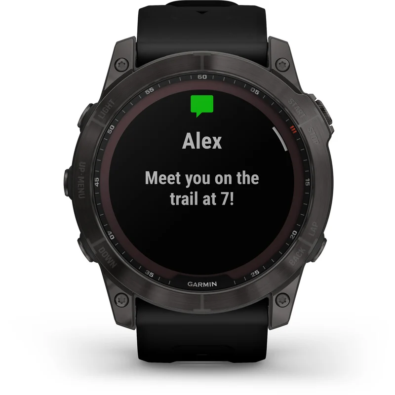 B-Ware Garmin Uhr Smartwatch GPS Sportuhr Fenix 7X Sapphire Solar Carbon Grey Ones209