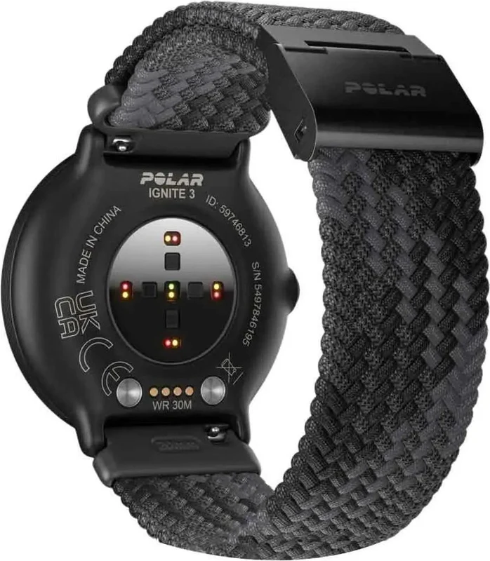 B-Ware POLAR Sportuhr Fitnessuhr GPS Uhr Ignite 3 Armband Schwarz Größe S M L Unisex