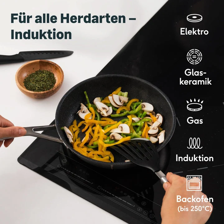 B-Ware SILBERTHAL Bratpfanne Pfanne Edelstahl Ø 20 cm Herd Induktion Spülmaschine Ofen