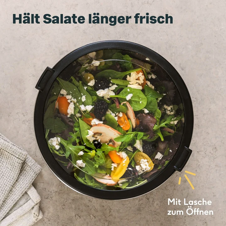 B-Ware SILBERTHAL Küchenhelfer Küchenutensilien Salatschleuder Deckel 2 STÜCK