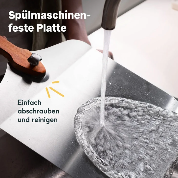 B-Ware SILBERTHAL Pizza-Schaufel Edelstahl Pizzaschieber Brotschaufel Flammkuchen