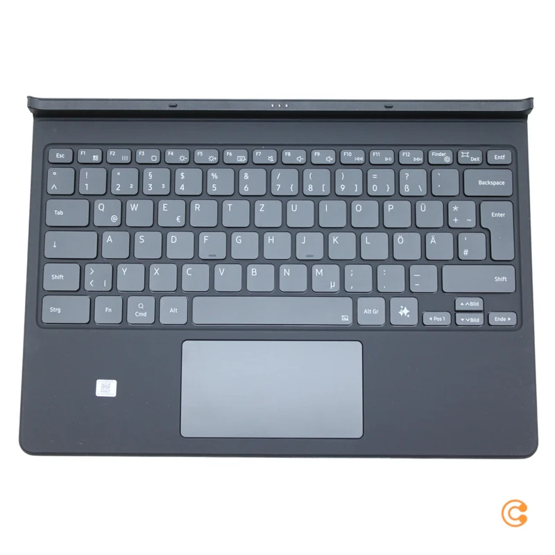 B-Ware Samsung Tastatur Keyboard Book Cover EF-DX825 Galaxy Tab S10+ S9+ S9 FE+ Schwarz