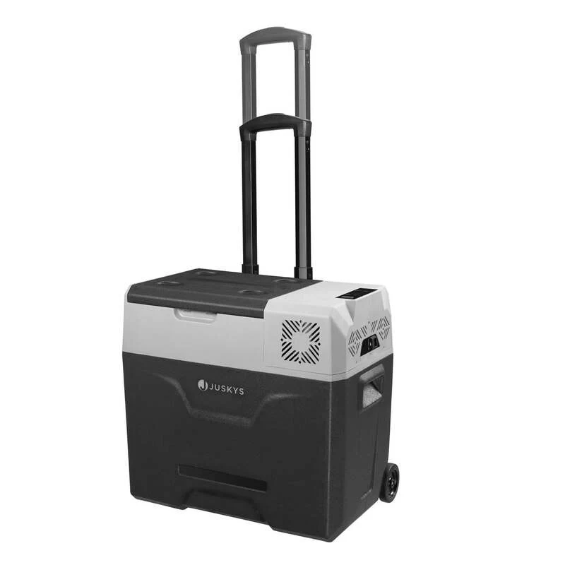 B-Ware Kompressor Kühlbox Yukon 50l Kühlgerät mit App Steuerung und USB Anschluss grau