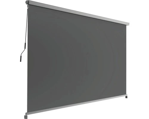 B-Ware Senkrechtmarkise Vertikalmarkise Sonnenschutz graphitschwarz 294 x 394 cm438