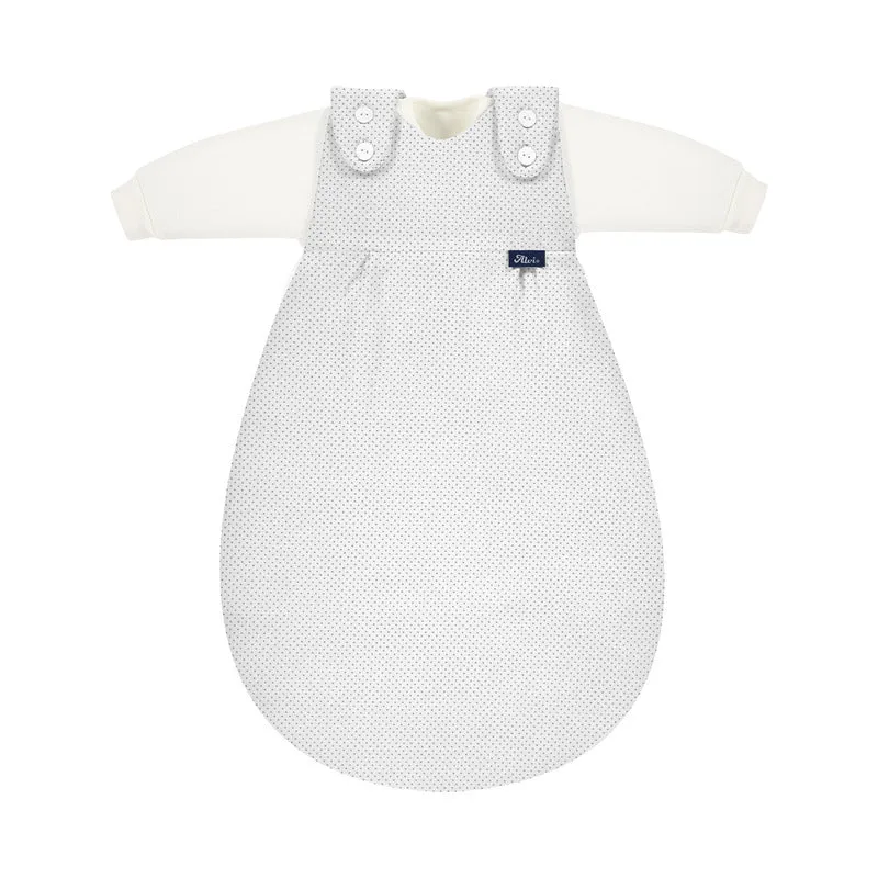 B-Ware Alvi Baby-Mäxchen Dots Schlafsack Set 50/56 Baumwolle mitwachsend optimaler