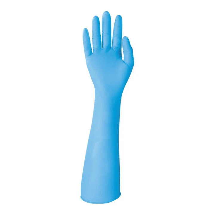 B-Ware Honeywell Einweghandschuh Schutzhandschuh SivoChem 759 Blau Größe 7 40 Stück