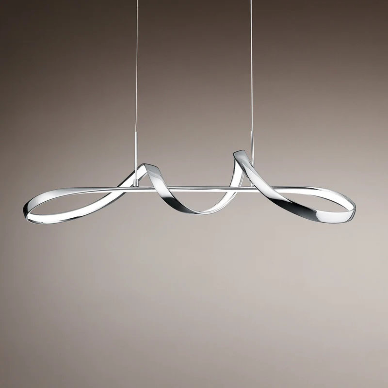 B-Ware Trio Perugia Pendelleuchte Deckenleuchte Leuchte Lampe Wohnzimmerlampe Chrom655