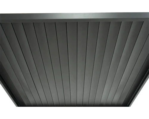 Weide Classic Pergola Aluminium freistehend 3 x 3,6 M Lamellendach anthrazit