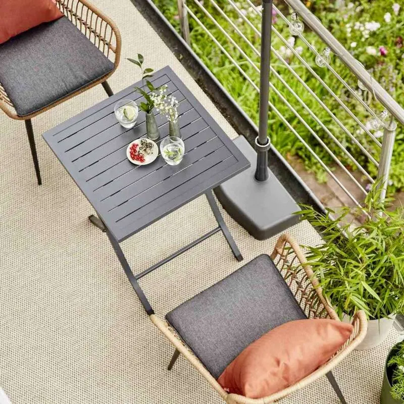 B-Ware Siena Garden Balkonständer Schirmständer 20 kg Anthrazit Schirmstock Ø 19-36 mm