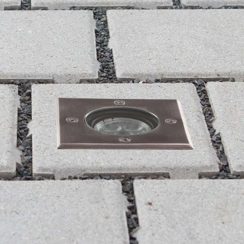 Lindby Eckige LED-Bodeneinbauleuchte Ava Bodeneinbaulampe Einbaulampe Lampe I373