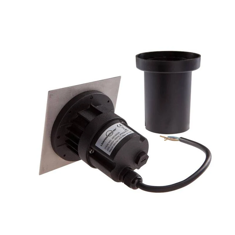 Lindby Eckige LED-Bodeneinbauleuchte Ava Bodeneinbaulampe Einbaulampe Lampe I373