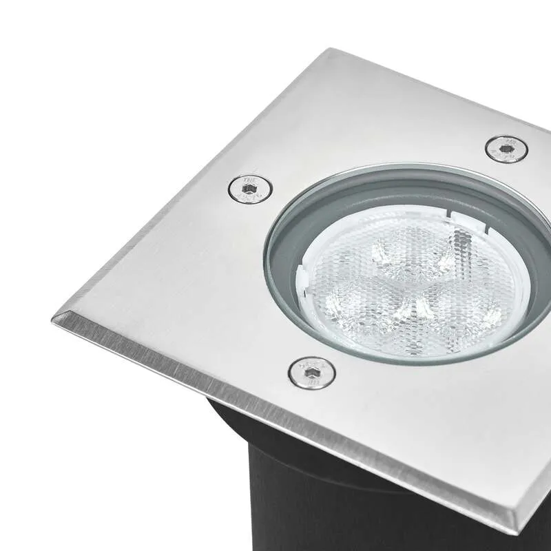 Lindby Eckige LED-Bodeneinbauleuchte Ava Bodeneinbaulampe Einbaulampe Lampe I373