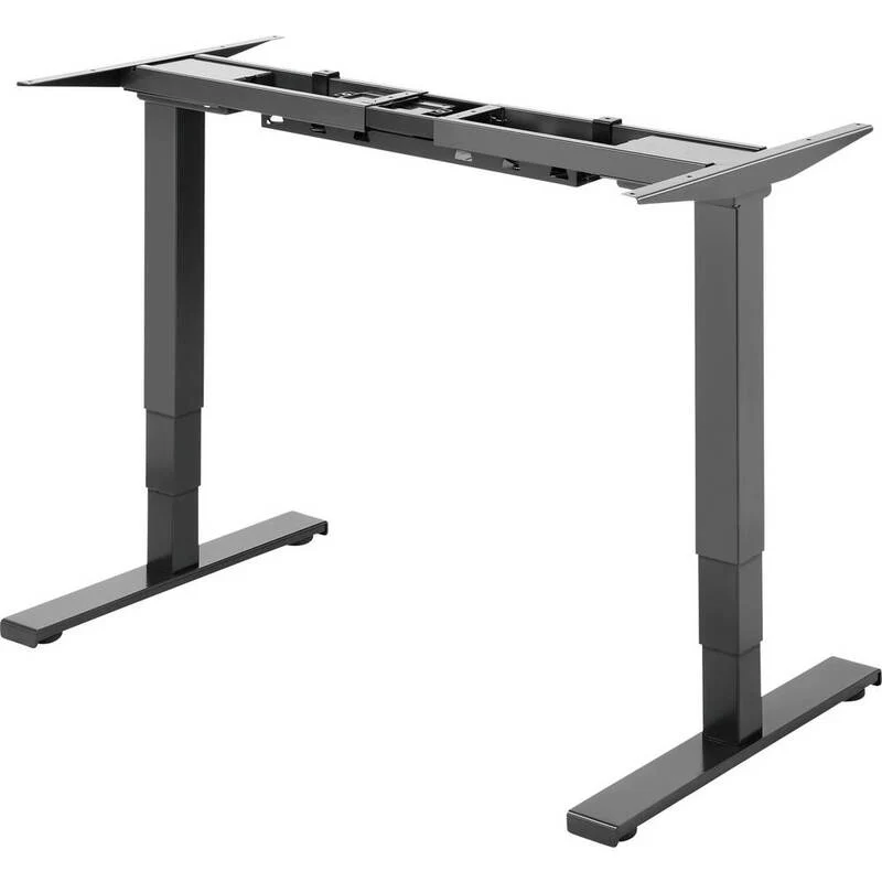 B-Ware SpeaKa Professional Sitz- Steh- Schreibtischgestell Gestell SP-SDF-500 Schwarz