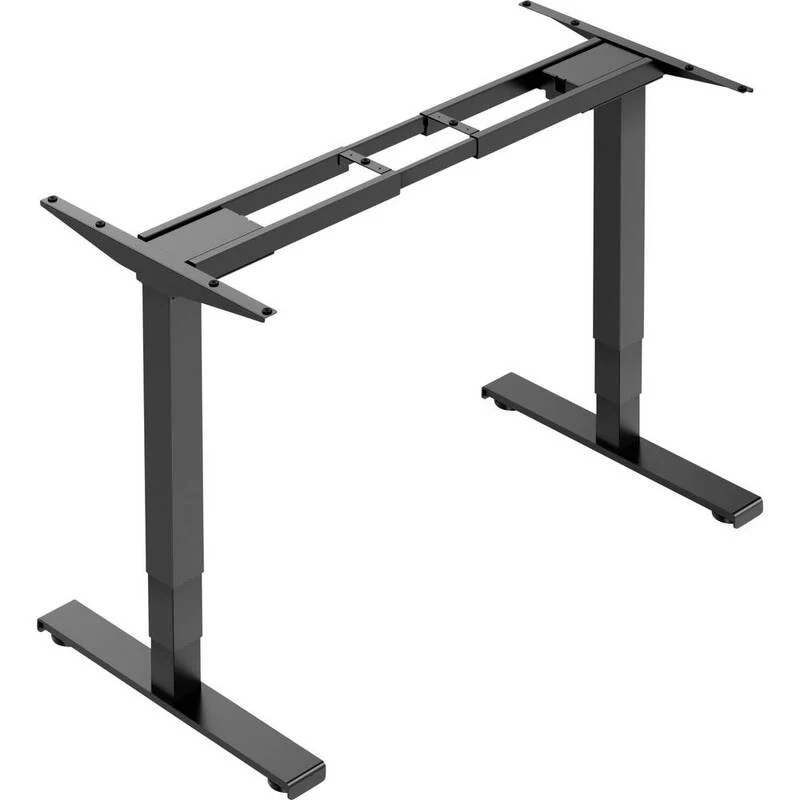 B-Ware SpeaKa Professional Sitz- Steh- Schreibtischgestell Gestell SP-SDF-500 Schwarz