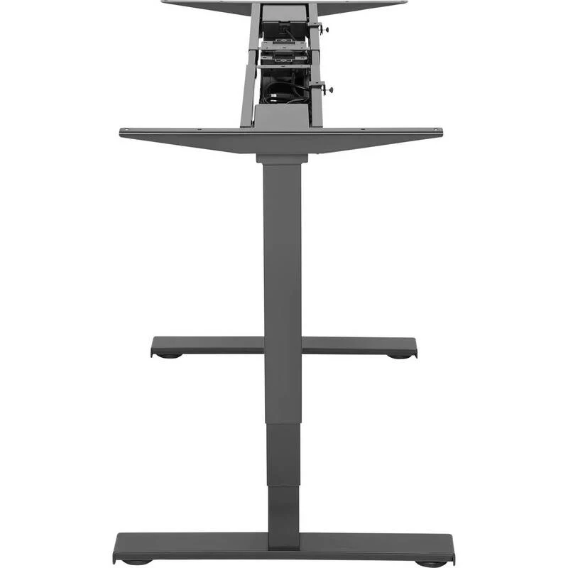 B-Ware SpeaKa Professional Sitz- Steh- Schreibtischgestell Gestell SP-SDF-500 Schwarz