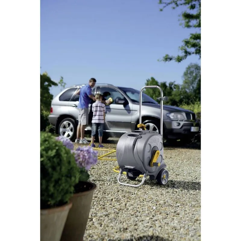 B-Ware Hozelock Schlauchwagen Gartenwagen 30m Schlauch Bewässerungssystem kompakt grün