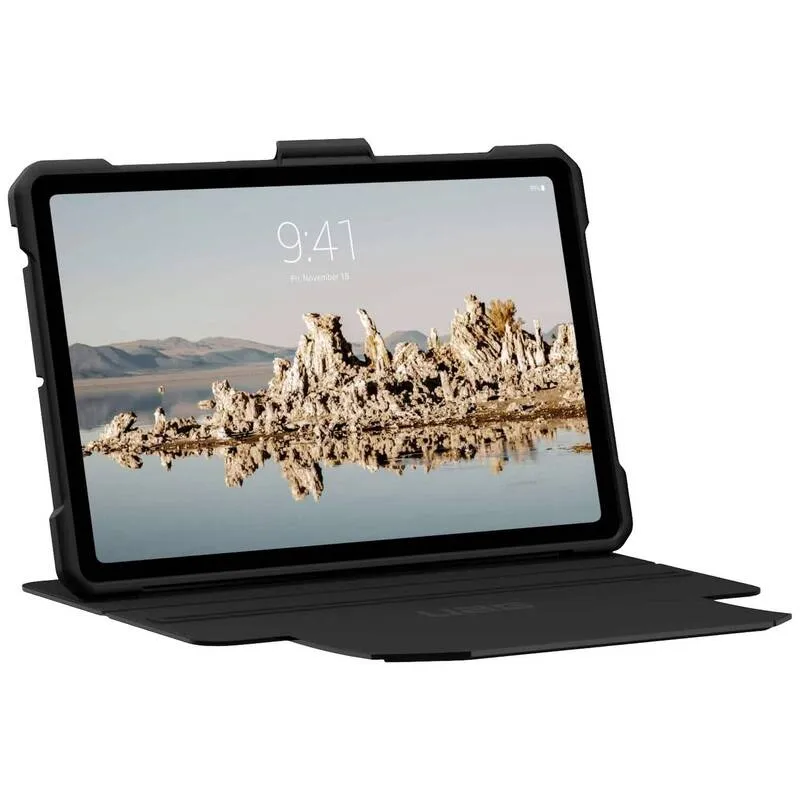 B-Ware Urban Armor Gear Metropolis SE Tablet-Cover Schwarz Book Cover stoßfest