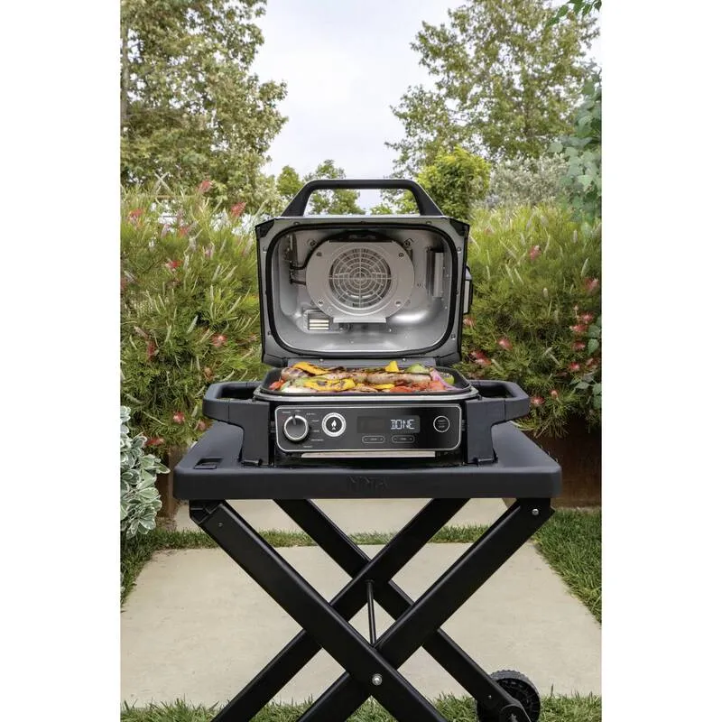 B-Ware Ninja Grillgestell Stand Grillständer klappbar Schwarz für OG701 OG751 840x570mm