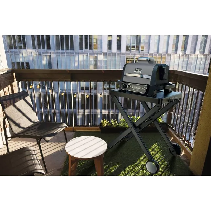 B-Ware Ninja Grillgestell Stand Grillständer klappbar Schwarz für OG701 OG751 840x570mm