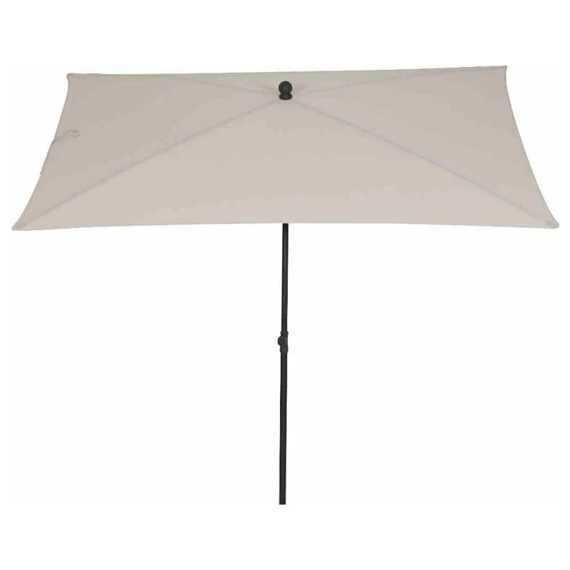 B-Ware Siena Garden City Mittelstockschirm anthrazit/natur 210x140cm UPF 50+