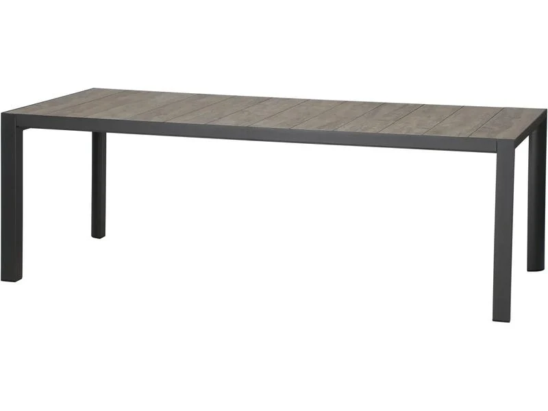 B-Ware Siena Garden Gartentisch Silva Rechteckig Keramik Anthrazit 100x220cm für 8