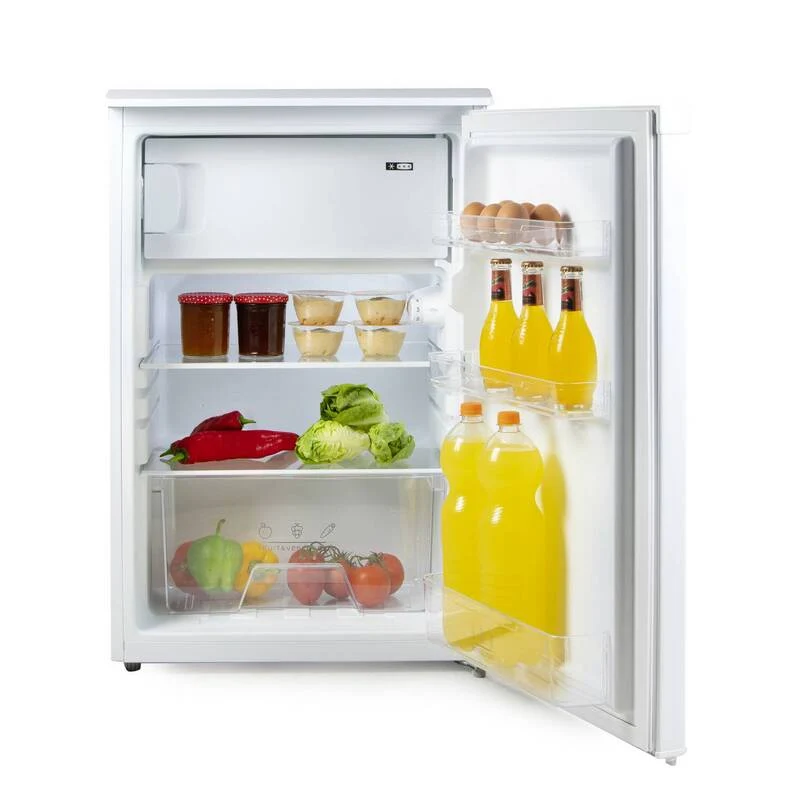 B-Ware Domo Kühlschrank mit Gefrierfach 113L Energieeffizienz C weiß 39 dB