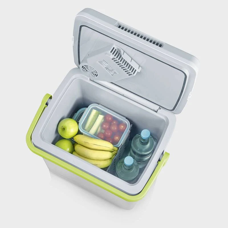 B-Ware Severin Kühlbox Thermoelektrisch 25l Grau Grün 5V 12V 230V für Reisen und