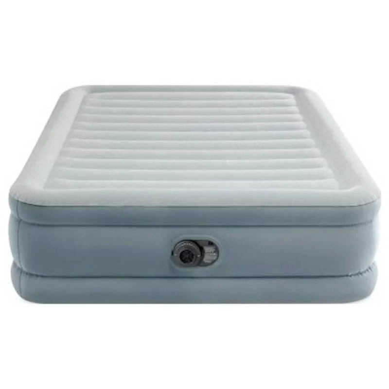 B-Ware Intex Luftbett Premium Comfort Airbed grau 203x152x46cm für 2 Personen 272kg