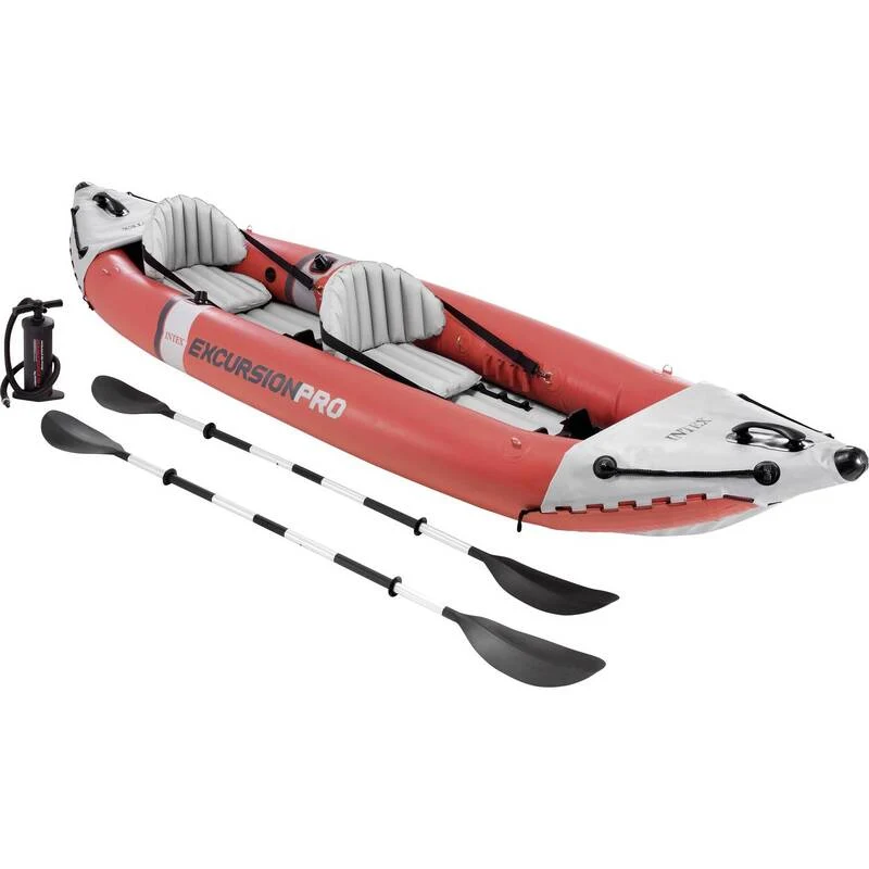 B-Ware Intex Kajak ExcursionPro K2 aufblasbar 2 Personen Angelkajak Paddeltour 384x94cm