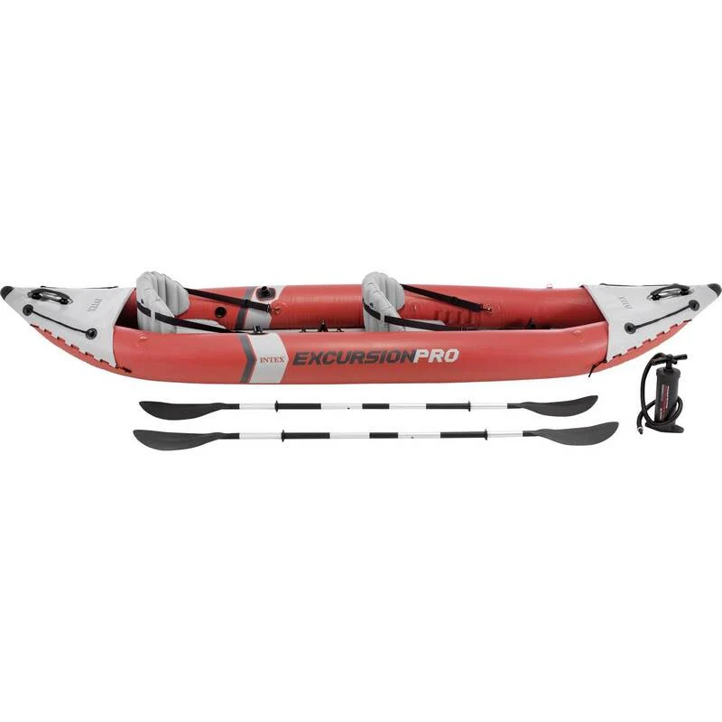 B-Ware Intex Kajak ExcursionPro K2 aufblasbar 2 Personen Angelkajak Paddeltour 384x94cm