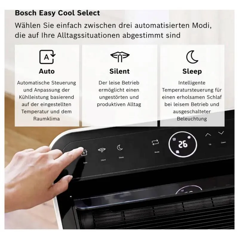 B-Ware Bosch Mobile Klimagerät Cool 5100 12000 BTU/h Inverter weiß 46m² 3,5kW